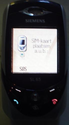 Te koop Siemens SL65 simlock vrij zonder lader.