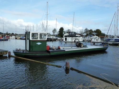 Te koop stalen werkboot  tuindersvlet