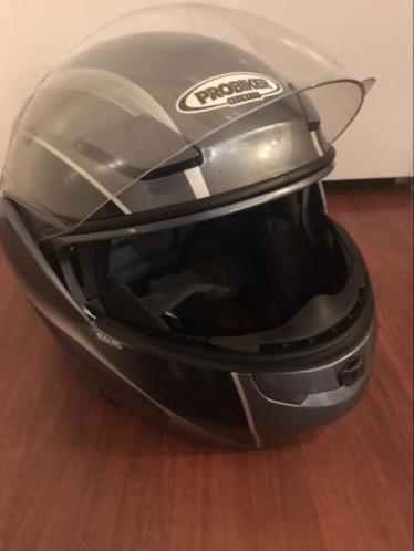 Te koop Systeem motorhelm, grijs