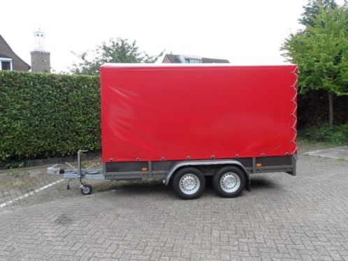 Te koop tandemas huif aanhangwagen 