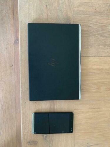 te koop telefoon HP elite X3, samen met HP Lap dock