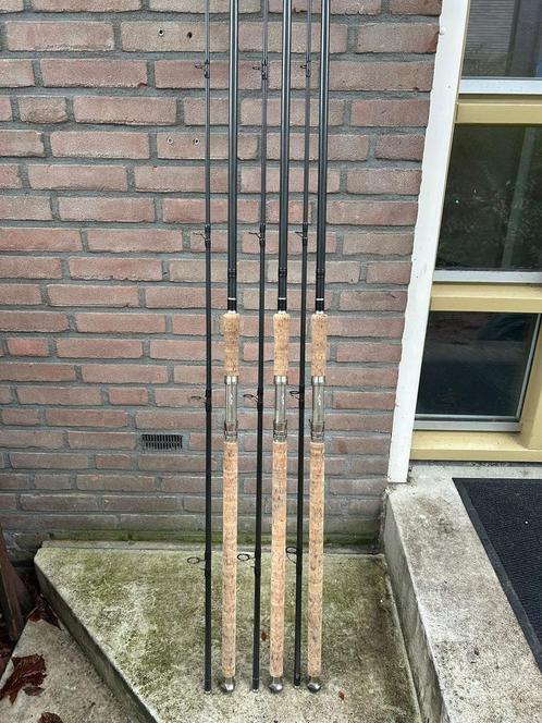 Te koop top set van 3 hand afgebouwde hengels