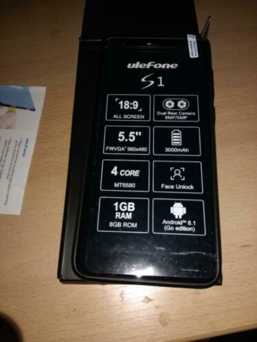 Te koop ulefone S1 nieuw in doos