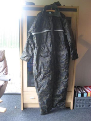 te koop winteroverall camouflage overall vissersoverall 