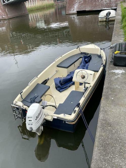 Te koop Zeer complete motorboot 420cm  9,9 PK