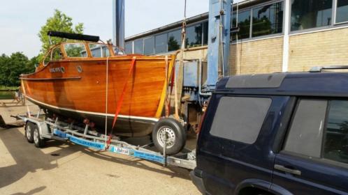 Te koop zeer mooie klassieke zweedse moterboot