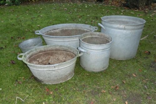 te koop zinken bakken