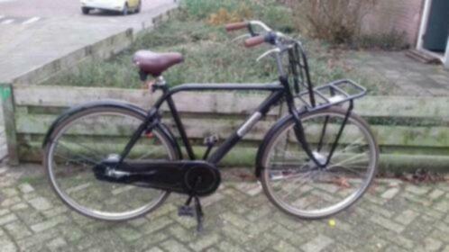 te koop zwarte herentransportfiets 3 versnellingen framem57