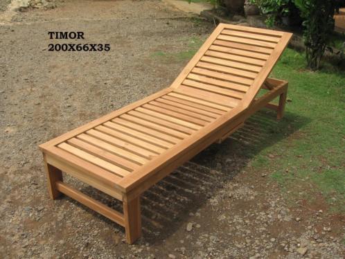 TEAK LIGBED, TIMOR voor 189 euro bij OUTLET232