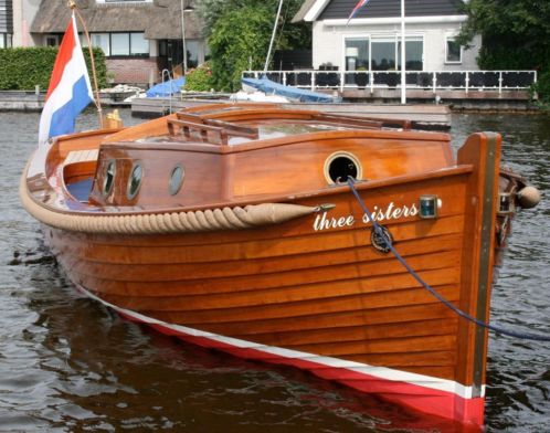 Teakhouten Kajuitsloep (weinig vaaruren)