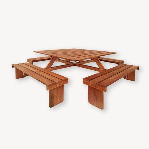 Team picknicktafel Blaricum  hardhout  8 pers.