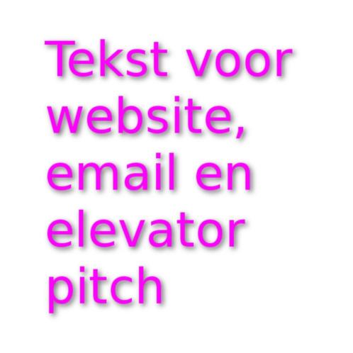 Tekst voor website