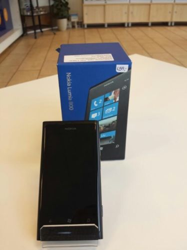 TelecoM AampE  Nokia Lumia 800 Black Gebruikt