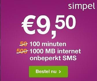 Telefoon abonnement vanaf 2,50