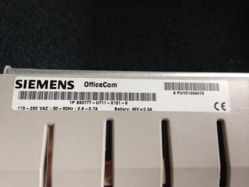 Telefoon centrale Siemens OfficeCom  toestellen