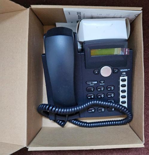Telefoon toestel SNOM 300 VolP Business Phone zwart NIEUW 