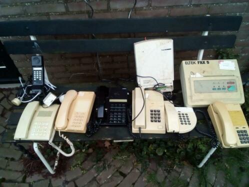telefoons, telefooncentrale, faxtoestel, antwoordapparaat