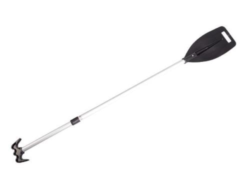 Telescopische peddel met bootshaak  Lengte 114-183cm