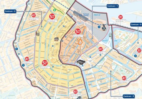 Ter overname aangeboden Parkeervergunning Amsterdam Centrum