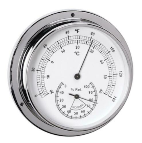 Thermometer scheepsthermometer chroom messing