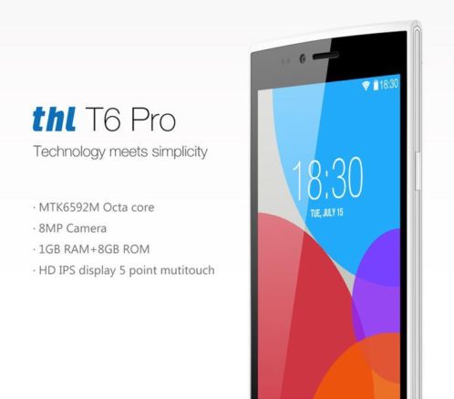 THL T6 pro  de goedkoopste OCTA core phone  NU  112,95 