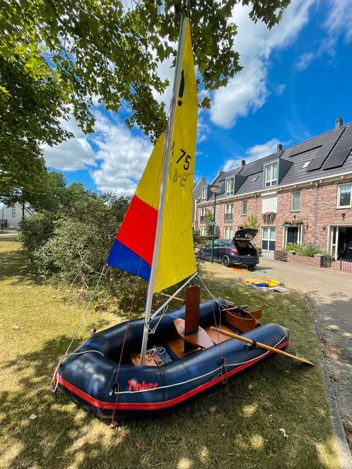 Tinker Funsail roei  zeil  motorboot