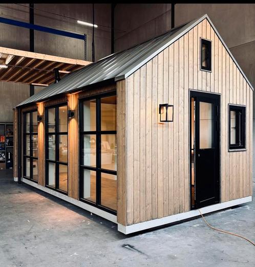 Tiny house, tuinkantoor, BampB, prefab met betonvloer