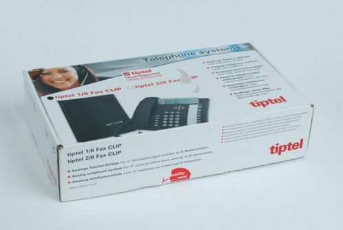 Tiptel 18faxclip analoge telefooncentr. voor 8 tst