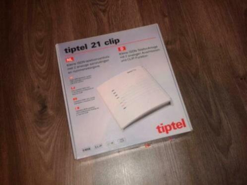 Tiptel 21 Clip ISDN Box Telefooncentrale Nieuw in doos 