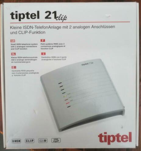 Tiptel 21 Clip ISDN Telefooncentrale