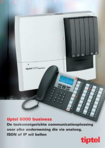 Tiptel 6000 Business telefooncentrale compleet