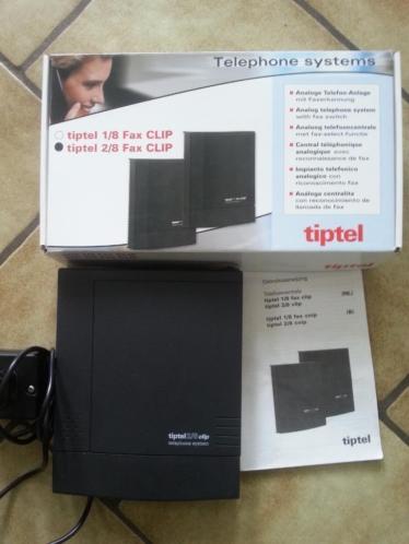 TIPTEL analoge telefooncentrale 28 en telefoon 160