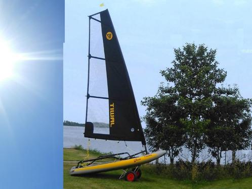TIWAL, Tiwal 3 met 7qm zegel (Set),Jolle, open zeilboot