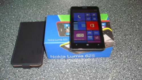 T.K.ANokia Lumia 625 - Zwart Nieuw in DoosLeren Hoesje