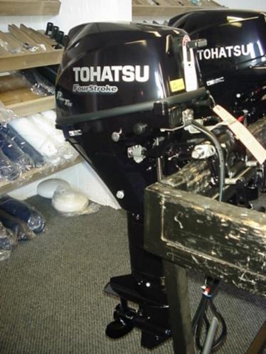 Tohatsu 9.9 pk met powertilt en elektrische start, nieuw 
