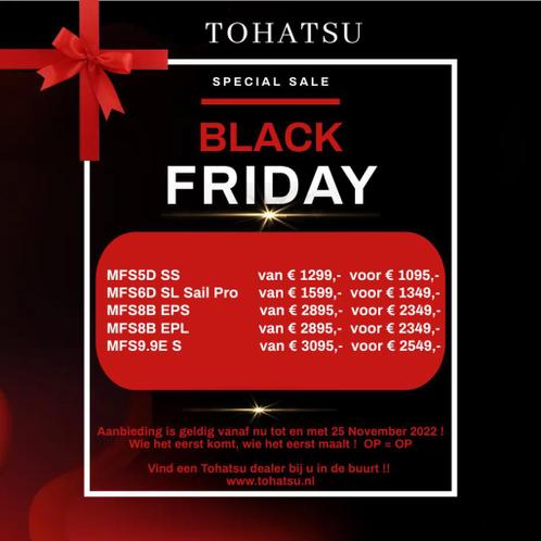 TOHATSU Black Friday deals   SPECTACULAIRE kortingen 