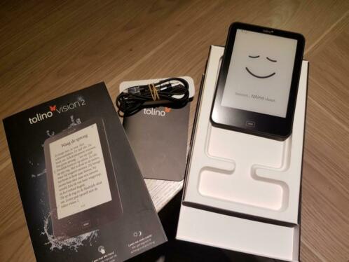 Tolino Vision 2 HD E-Reader, met verlichting, compleet