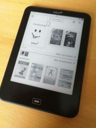 Tolino Waterdichte ereader met verlichting en veel boeken