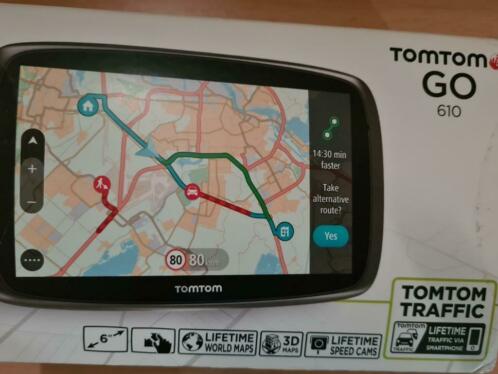 Tom tom go 610.zit geen auto op lader bij .kan thuis op lade