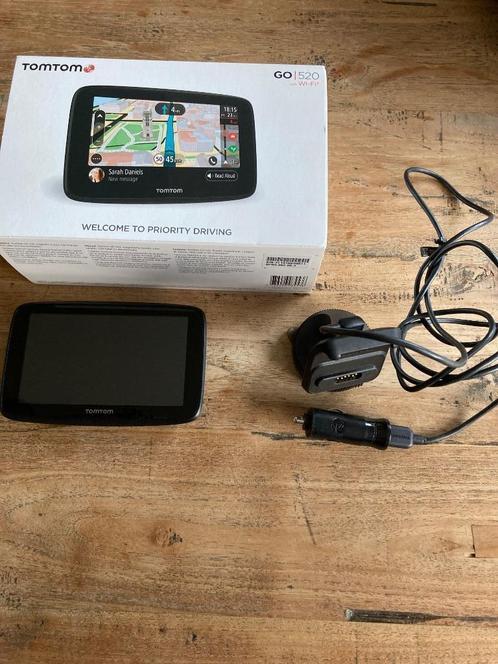 TomTom GO 520 Wi-Fi, Worldmap, levenslang gratis update zgan