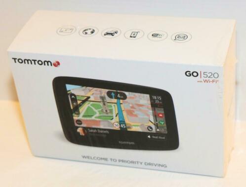 Tomtom Go 520 Wifi kaarten hele wereld, file info amp flitsers