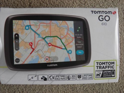 TomTom GO 610 World allernieuwste van tomtom 6 inch scherm