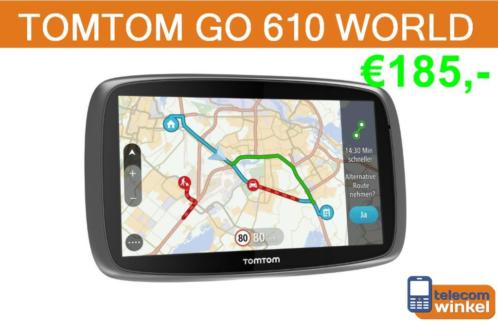 TomTom GO 610 World nu 185,- leven lang gratis updates