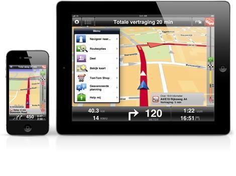 TomTom Navigatie Europa Apple iPhone iPad iOS GRATIS,Flitser