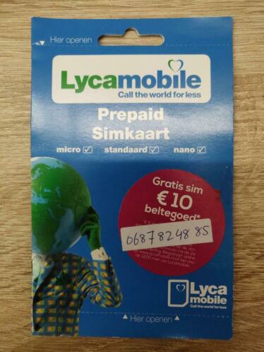 Top 06 Prepaid Simkaart Nummer Lyca Mobile