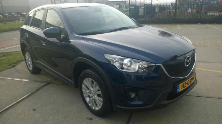 Top prijs.Mazda CX-5 2.2 Skyactiv AUT 2WD 2014 Blauw