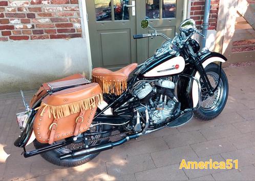 Top staat gerestaureerd 1947 Harley-Davidson WL 750