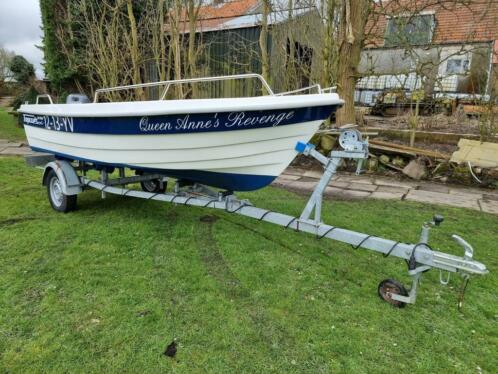 Topcraft 430 sport , 20pk 4takt yamaha , Compleet