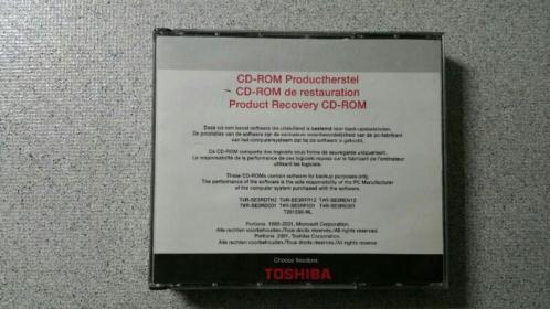 Toshiba CD-ROM ProductherstelRecovery CD-ROM039S 