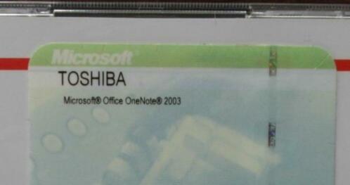 Toshiba Microsoft OfficeOneNote 2003